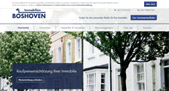 Desktop Screenshot of immobilien-boshoven.de