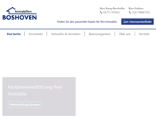 Tablet Screenshot of immobilien-boshoven.de